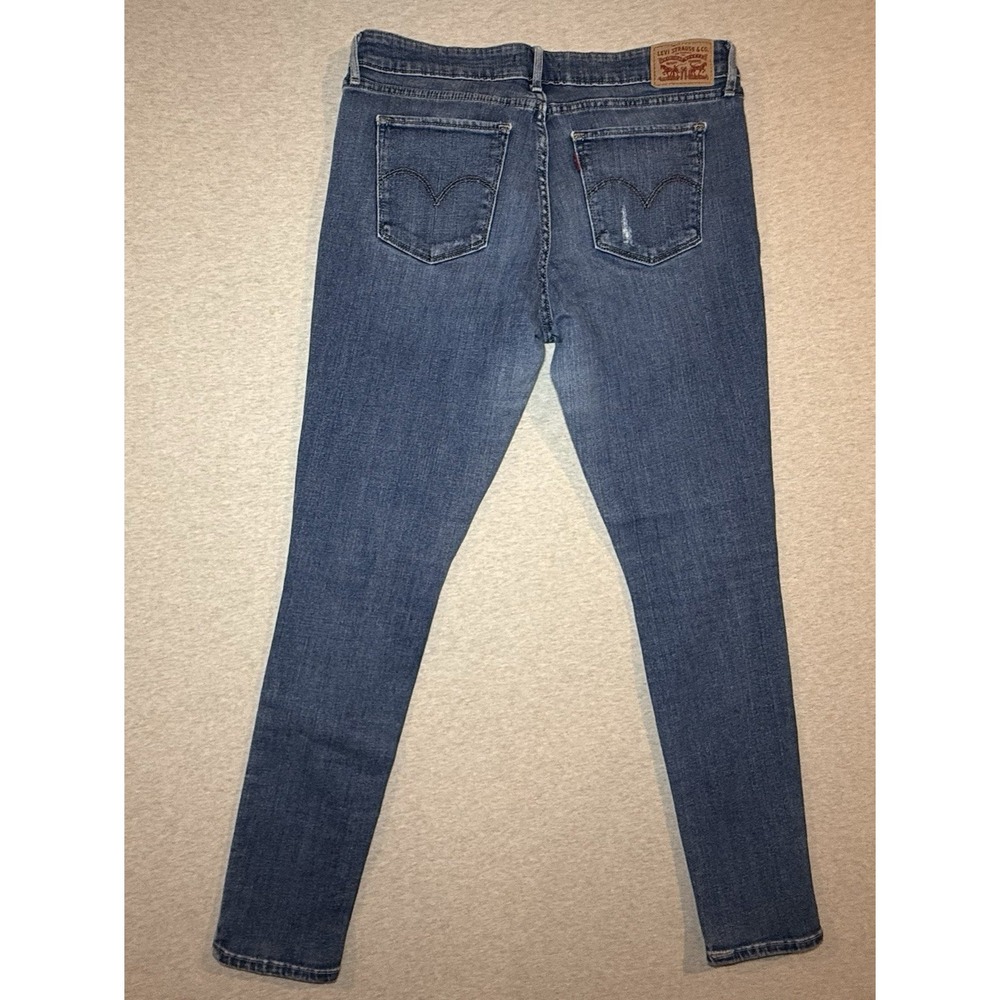 Levi's Woman's 711 Skinny Size 31 Medium Wash Blue Jean Slim Fit